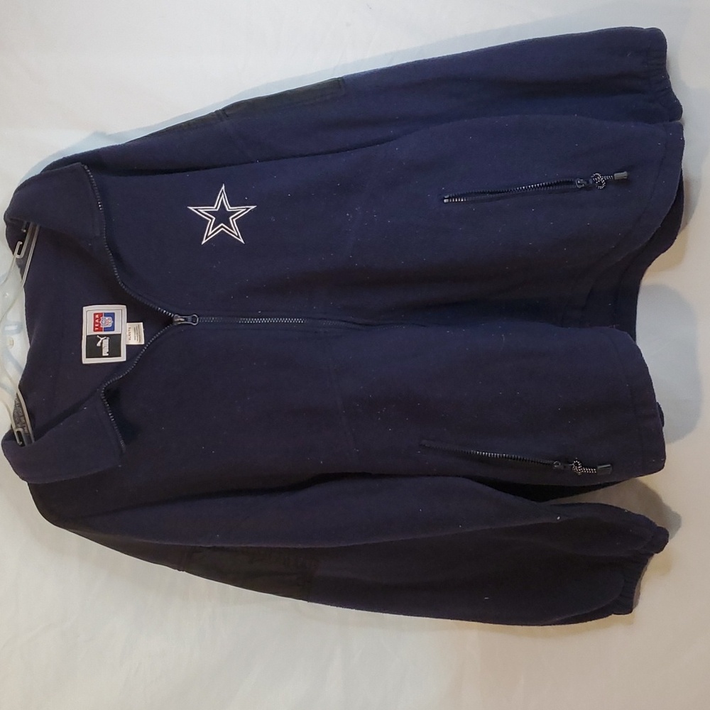 Puma NFL Team jacket size Xl men's blue zip up